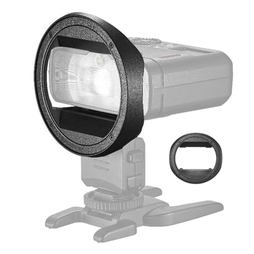 Image of GODOX MF-CB Round Adapter Ring for MF12 Macro Flash, Compatible with AK-R1 Accessory Kit & Godox MF-T76, Allows Mounting of Round Head Light Modifiers