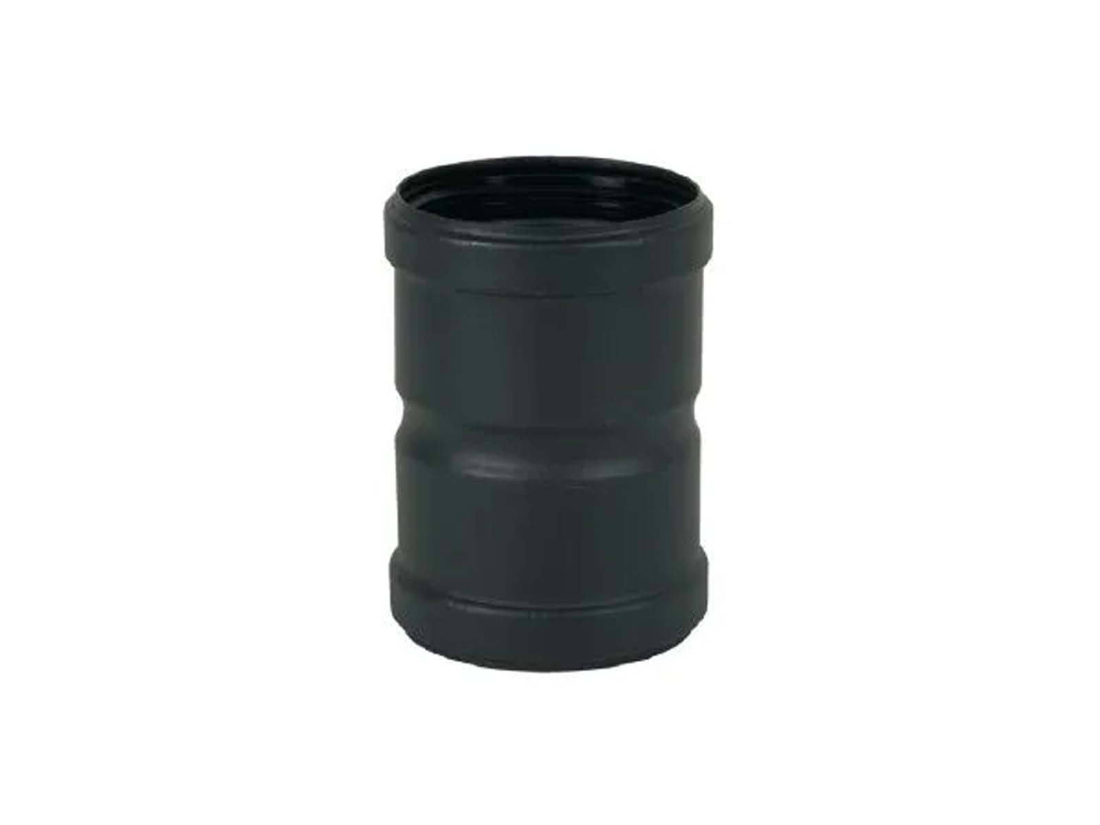 ALLINOX Kit Tubi Canna Fumaria 80 mm Per Stufa a Pellet In Acciaio Nero Antigraffio Canale Impianto Uscita Fumi Componenti Da Interno MADE IN ITALY (MANICOTTO FEMMINA)