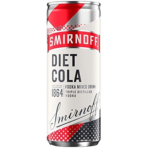 Smirnoff Red Label Vodka and Diet Cola Premix, 250ml Cover