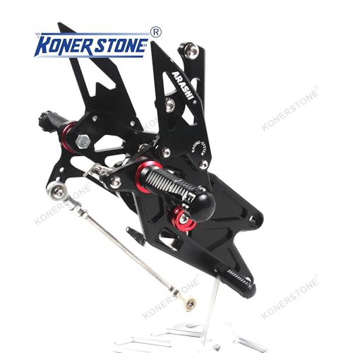 Commandes reculées MT03 MT25 noir pour repose-pieds moto 2015-2021
