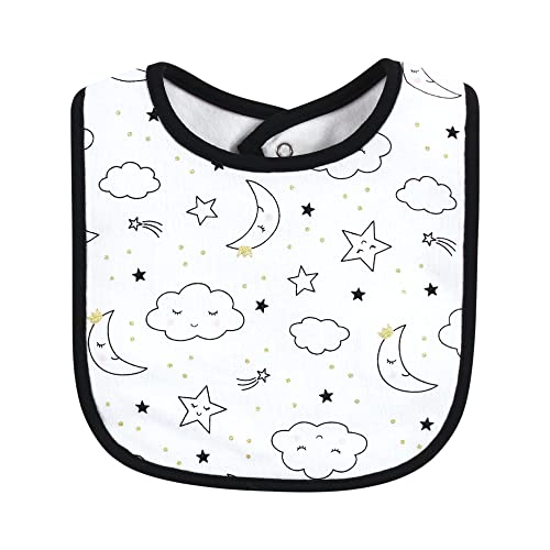 Image of Hudson Baby Unisex Baby Cotton Bibs, Dreamer, One Size