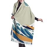 REGALO PERFECTO: esta bufanda de moda se puede presentar como un regalo para su familia, amigos y usted mismo en Acción de Gracias, Navidad, Cumpleaños, Día de la Madre o algunos días especiales, este es un regalo acogedor y cálido. Todos lo amarán.