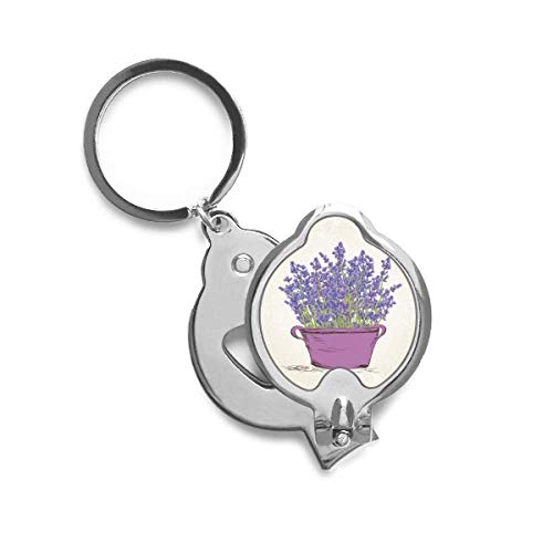 Plante lavande violette coupe-ongles de précision pour manucure quotidienne à la maison