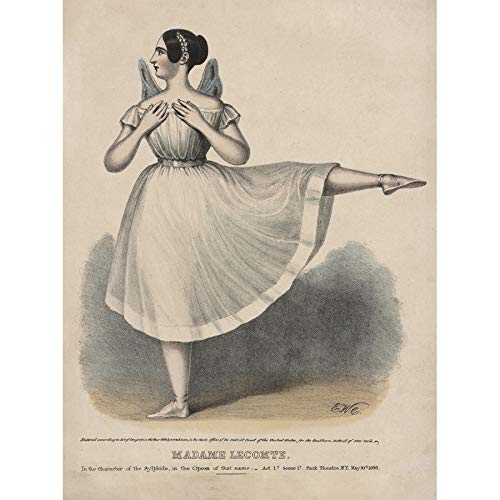 Fine Art Prints Clay Madame Lecomte Ballet Opera Sylphide Canvas Premium Wall Decor Poster Mural