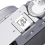 金属製カメラホットシューカバー FUJIFILM に対応 X-HALF X-M5 X-T4 X-T5 X-T50 X-T30 X-T30II X-Pro3 X-Pro2 X-Pro1 X-E4 X-E5 X100VI X100V 適用Nikon z fc zf df z8 z5ii 適用Olympus 適用Leica 汎用型(うさぎ)