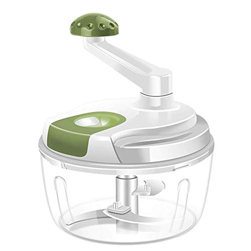 Manuelle Fleischwolf-Fleischwolf, Gemüseschneider, mit scharfen Edelstahlklingen, Eiertrenner, Stabiler Saugbasis