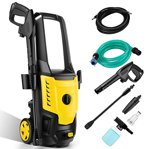 Suyncll 1500W 高圧洗浄機 最大吐出圧力14MPa 50Hz/60Hz東西日本兼用...