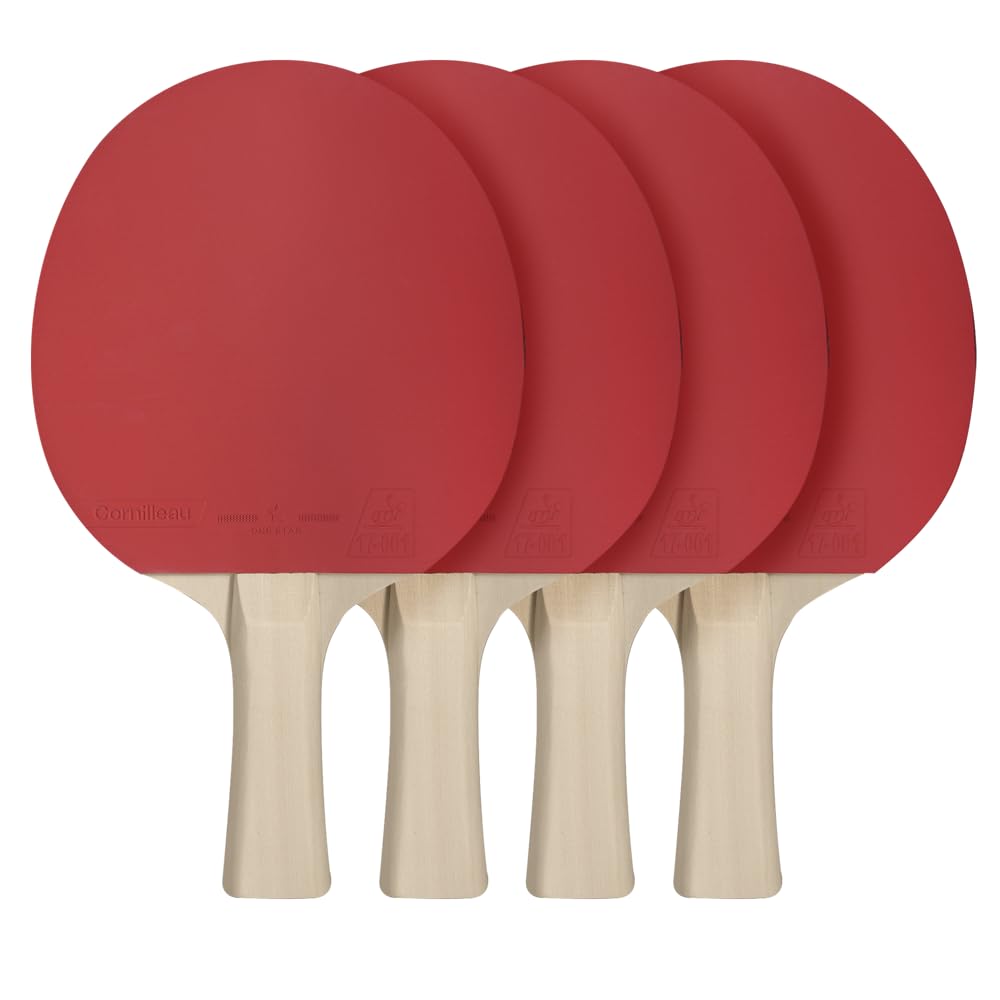Cornilleau Raquette de Tennis de Table Sport Pack Quattro Noir