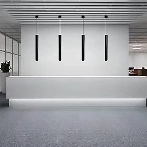 Luminaire cylindrique à tube long en aluminium haut de gamme suspension simple LED - 4