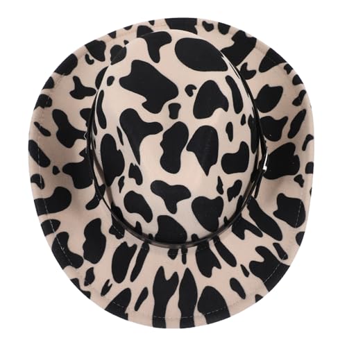 Ipetboom Cowboy Hat for Women Men Stylish Decorative Hat for Outdoor Activities Travel Camping Cosplay Durable with Rolled Brim Design