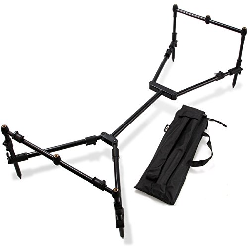 G8DS® Rod Pod Normadic mit Aufbewahrungstasche inkl 3 Banksticks, Angeln