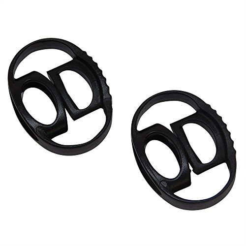 Fms Ravenox Cord Locks For Paracord | Csl Center Release Sliploc | Cord Lock End Toggle, No-Spring Design (6 Pack)(Black) #TOP14