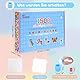 Homgaty 1500 Stück Große Bügelperlen 10mm mit Steckplatten und Bügelpapier, 10 Macaron Pastell Farben XL Steckperlen Nachfüllset, Kreatives Perlenset für Kinder ab 3 Jahren