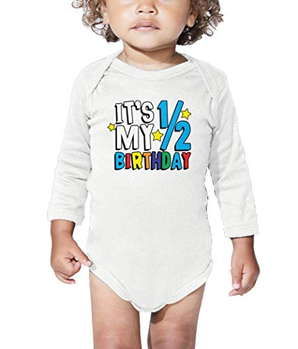 Haase Unlimited It's My 1/2 Birthday - Half 6 Months Old Bodysuit