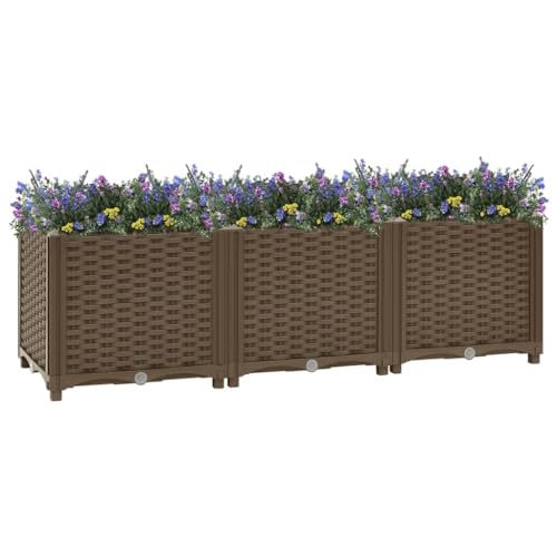 Fioriera Rialzata 120x40x38 cm in Polipropilene (7,03KG)