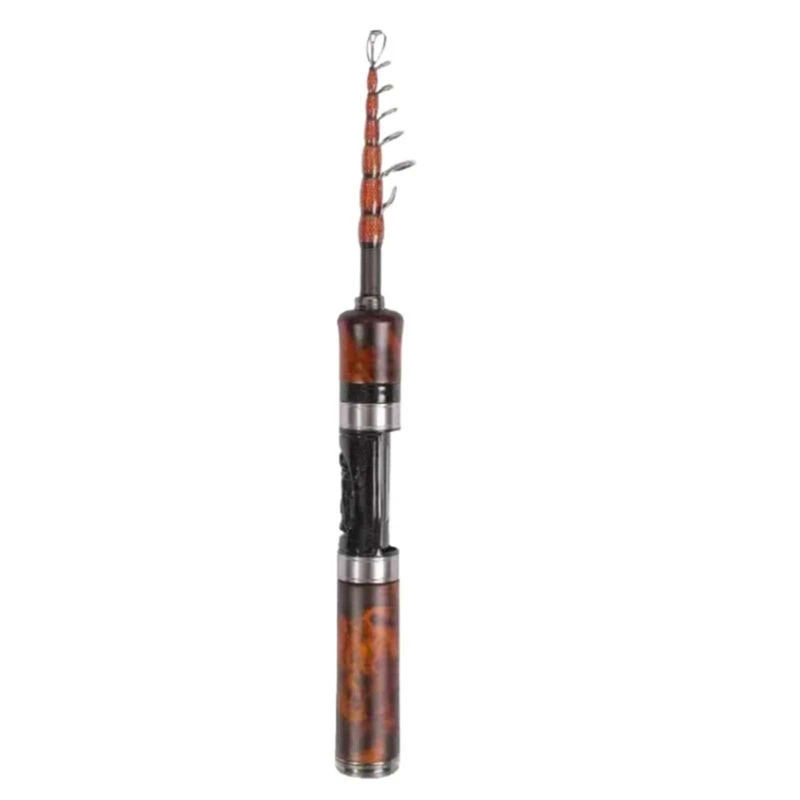 Canna da pesca telescopica in carbonio ultraleggera 1,5-1,8 metri, comoda trasportare