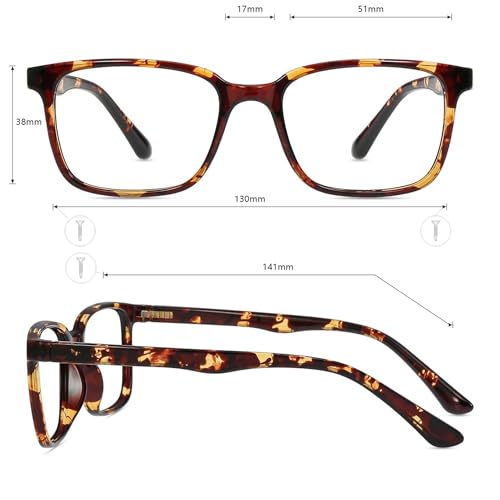 Image of Firmoo Blue Light Blocking Glasses Reading Glasses Reduce Eye Strain UV Blocking for Computer Screen,TR90 P181108R