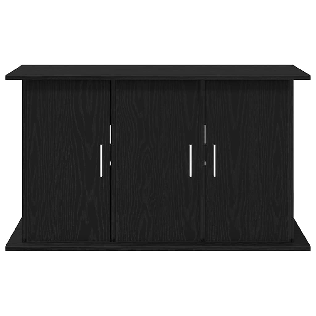 Tomostar Support pour Aquarium, Meuble pour Aquarium Meuble de Base Table d'aquarium chêne noir 101x41x58 cm bois d'ingénierie