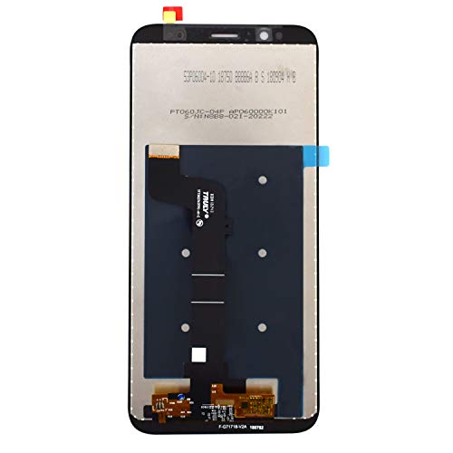 Image of Black 2Q6E1 Display LCD Touch Digitizer Screen with Adhesive Replacement for HTC U12 Life