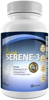 Dr.Colbert's Serene-3 - Adaptagenic Complex Including Patented Ginseng (GS15-4) Plus Ashwagandha & Rhodiola - 30 Day Supply