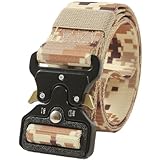 Utilisation polyvalente : ceinture idéale pour un large éventail d'activités, notamment l'armée, le travail, le sport les aventures en plein air, ce qui en fait un accessoire polyvalent.