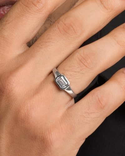 Image of Clara 925 Sterling Silver Adjustable Ring Gift for Men & Boys