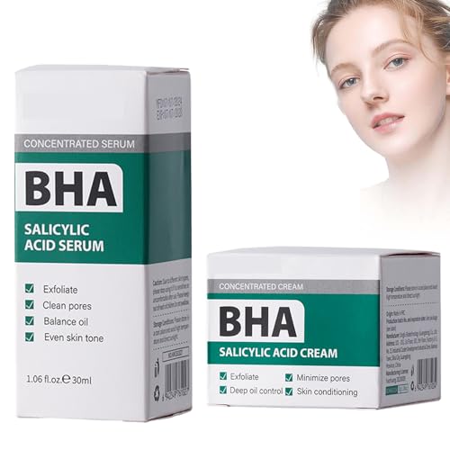 Sérum Facial Ácido Salicílico, Crema Granos Cara, Acne con Aceite Ácido Salicílico, Set Nutritivo Para El Cuidado De La Piel, Set De Cuidado De La Piel Rejuvenecedor