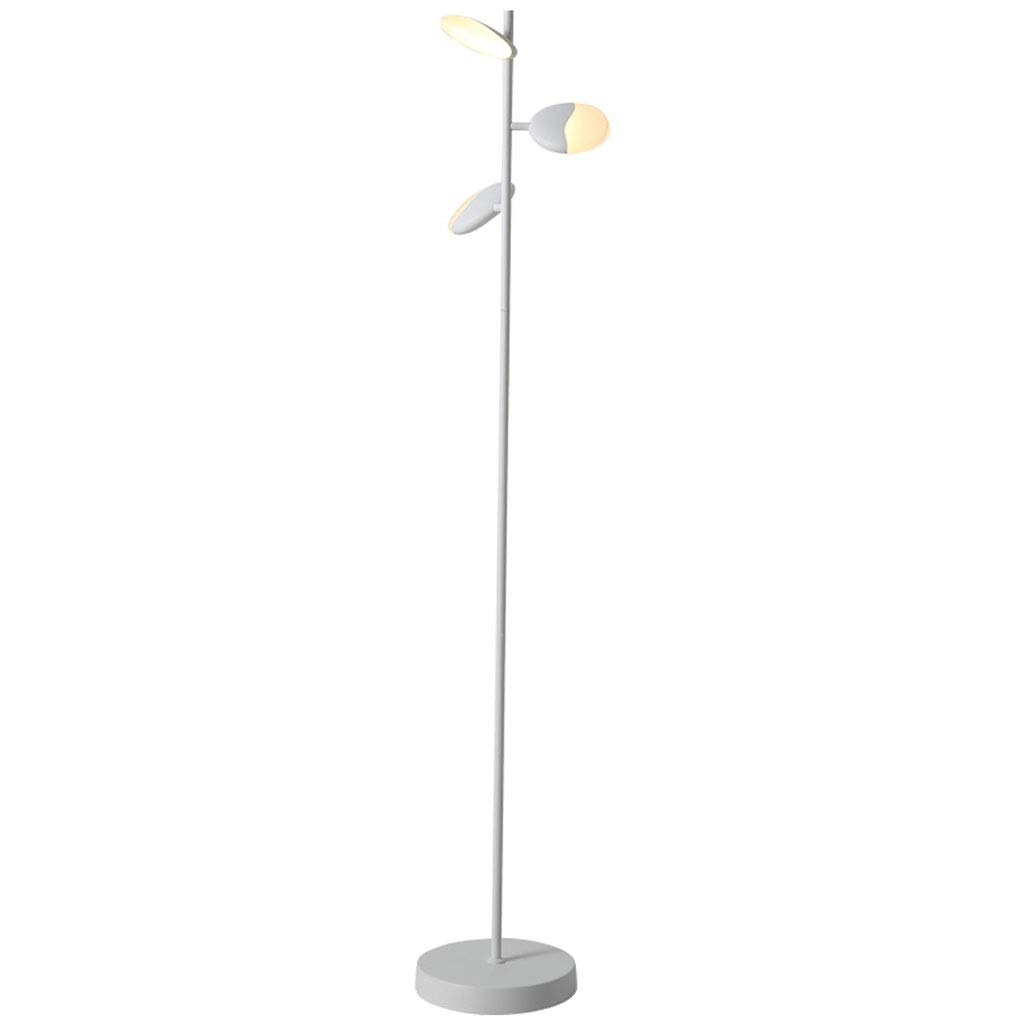 HASMI Piantana Lampada Da Terra Lampada da terra a tre teste Lampada da studio a LED for soggiorno camera da letto Lampada da seduta verticale creativa Lampada Da Terra