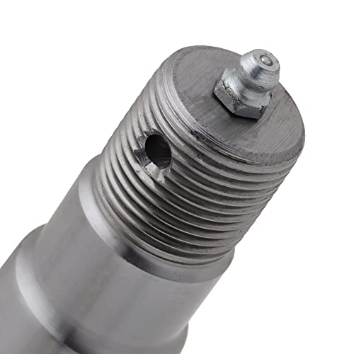 Qjz Sp504 - Trailer Spindle For 3500 Lbs Axle - #84 E-Z Lube Weld-On - Drop Style (4 In) With Brake Flange Compatible With Bearings Kit: L44649/10 & L68149/11 #TOP5