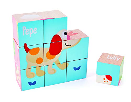 Preisvergleich Produktbild Hape E0452 Pepe und Friends Blockpuzzle
