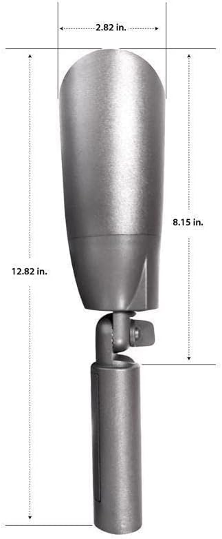 Feit Electric OneSync Brushed Nickel Solar Powered 100 W LED Spotlight 1 pk