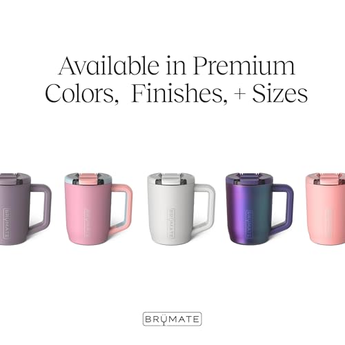 BrüMate Müv - 15oz 100% Leak Proof Insulated Coffee Mug with Handle & Lid - Stainless Steel Coffee Travel Mug - Double Walled Coffee Cup (Dark Aura) - Thumbnail 3
