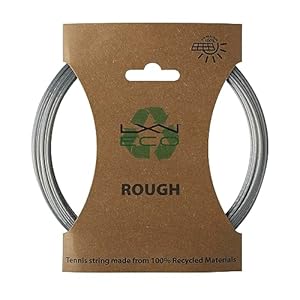 Luxilon Eco Rough 125 Tennis String – Set, Grey