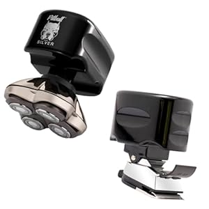 Skull Shaver Pitbull Silver Pro and Beast Clipper Duo Bundle