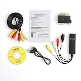 1. Graba cualquier dispositivo de vídeo con conector RCA o conector S-Video, como VHS, VCR, DVD, TV, DV, videocámaras analógicas, cámaras y videojuegos.
