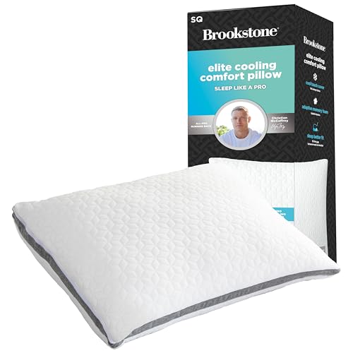Brookstone Elite Cooling Memory Foam Pillow