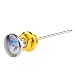 Gazechimp 14.5cm Varilla de Aceite Nivel Tanque Motocicleta Con Indicador de Temperatura...
