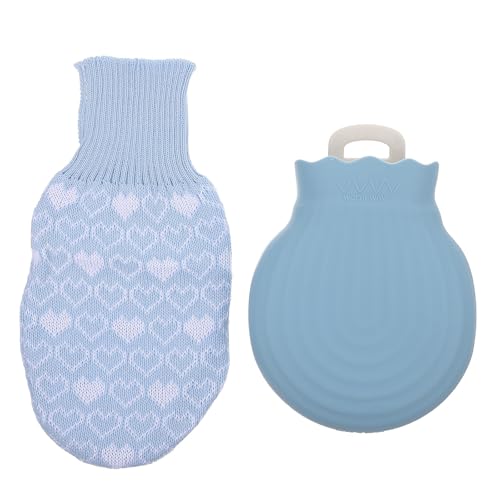 Bolsa de agua caliente de silicona para calentar manos de forma prolongada durante el invierno