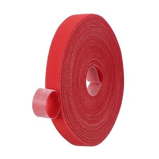 Color: Red; Material: Nylon; Tape Width: 15 mm / 0.59 Inch; Roll Length: 10 m / 32.8 Feet; Packing List: 1 Pcs x Hook and Loop Tape Advantages: The double-sided cable tie is crafted from a blend of PP nylon material, ensuring durability and reusabili...