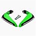 Motorradabdeckung Verstellbare Universal Motorrad-Griff-Schutz-Windschutzscheibe gepasst for Suzuki Motorrad-Aufkleber Honda CBR 125R gepasst for Honda Integra 750 (Color : Green)