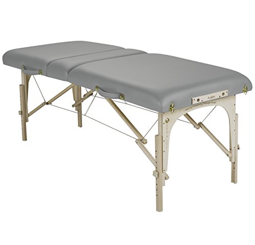 Image of EARTHLITE Portable Massage Table Package AVALON - Reiki Endplate, Premium Flex-Rest Face Cradle & Strata Cushion, Carry Case (30 inchx73 inch)