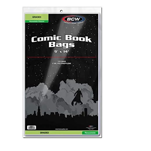 BCW Resealable Bag for Graded Comics - 9'' x 14''