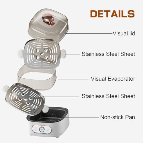 1200W 2-Tier Electric Food Steamer - 10.5L Stackable Stainless Steel Vegetable Cooking Pot for Healthy Meal Prep, Fast & Efficient Steaming, Ideal for Home Use