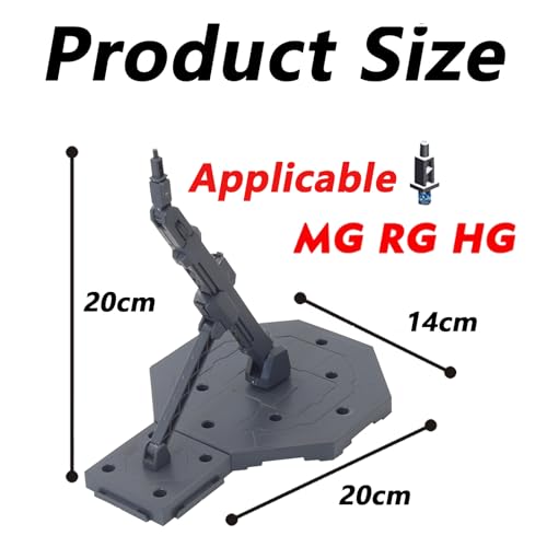 Image of Model Kit Action Base, Display Stand for Action Figures, Multi-Scale Model Kit Support with Adjustable Angles, Portable Exhibition Stand for Anime Collectors, One Piece Unit