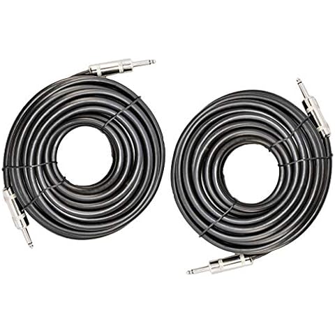 Ignite Pro 2X 1/4" to 1/4" 50 Ft. True 12 Gauge Wire AWG DJ/Pro Audio Speaker Cable, Pair Cover
