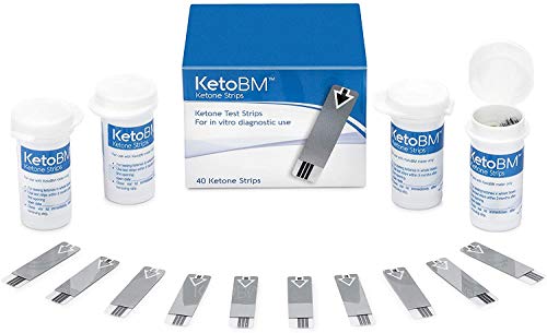 KetoBM Ketone Strips for Home Health Test - 40 Pack