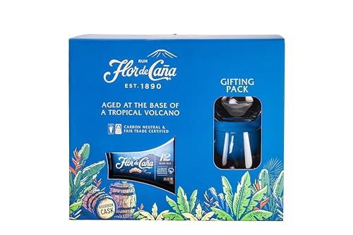Flor de Caña 12 Year Rum Gepa + 2 Gläser
