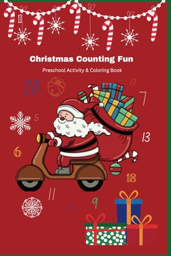 Christmas Counting Fun Activity Book: Preschool Activity Coloring Book