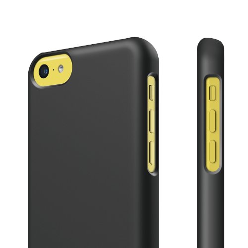 Elago S5C Slim Fit 2 Case For Iphone 5C - Eco Friendly Retail Packaging (Soft Feeling Black) #TOP1