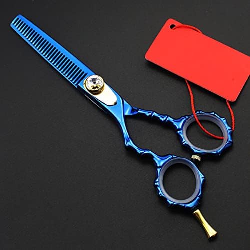 Hair Cutting Shears 6 Inch Upscale Professional 440c Hair Scissors Cutting Barber Makeup Thinning Shears Hairdressing Scissors(Set With Bag)